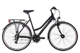 Ks Cycling Aluminium Trekking Bike Ladies 28 Norfolk Black 24 Speed Hybrid Bike Bicycle Gear Cycling