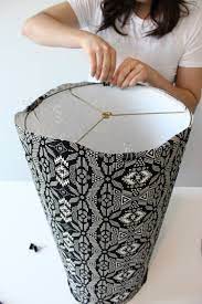 How to cover a lampshade with fabric. Making A Diy Lampshade From Scratch May Seem Like A Daunting Prospect But With An Easy To Follow Lampshade Tutorial You Ll See That It S Easy As Pie Diylampshade Lampshade Diyhomedeocr Makely