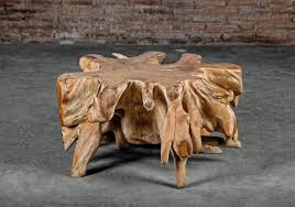 The pedestal is made from genuine teak roots that are dug up, cleaned, sanded and finished with a clear lacquer coat. Teak Root Spider Coffee Table Zoo Interiors