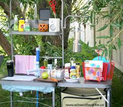 organizing a camping kitchen echoes