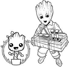 Coloringonly thousands of free printable coloring pages classified by themes and by content. Baby Groot Coloring Pages Coloring Pages Kids 2019