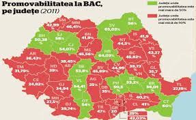 Trimisă pe 7 septembrie 2011. Rezultate Bac 2011 Harta In Succesului Bacalaureatului 2011 Ziarul National