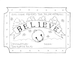 There is a polar express free printables to assist in coping with these designs. Made This Coloring Sheet For A Polar Express Themed Children S Event Thought Some Of My Teac Polar Express Activities Polar Express Crafts Polar Express Theme
