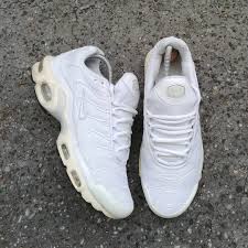 Nike Air Max Plus Triple White Casper 2009 Art 604133 114 Vj F