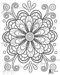 Flower coloring pages enjoy these pages of free, printable flowers. Instant Download Coloring Page Fun Mandala Flower Or Etsy Flower Coloring Pages Mandala Coloring Pages Flower Mandala