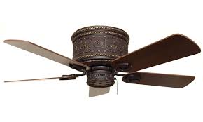 Kichler chiara 52 3 blade hugger indoor ceiling fan with blades, led light kit and wall control. Copper Canyon Cheyenne Ceiling Hugger Fan Rustic Lighting Fans