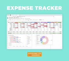 The user can simply have this checklist and can keep an eye on all the due dates and payments for each month. Expense Tracker Deborah Ho