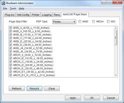 Autocad Page Sizes