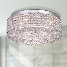Kesha 4 Light 17 5 Chandelier Style Drum Flush Mount In 2020 Chandelier Style Flush Chandelier Chandelier