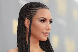 With this braid tutorial you will learn to to braid cornrows in natural straight hair! Kim Kardashian West Responds To The Backlash Over Her Braids Glamour