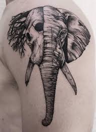 The tattoos mean different things to different people and can be worn in different places. 9 Best Elephant Skull Tattoo Designs