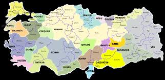 Türkiye'de toplam 81 il ve 957 ilçe var. Turkiye Iller Ilceler Haritasi
