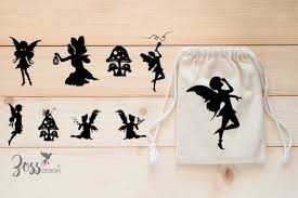 Download Fairy Silhouette Svg Images Graphic By Amanda Zoss Creative Fabrica