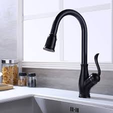 single handle pull down kitchen faucet