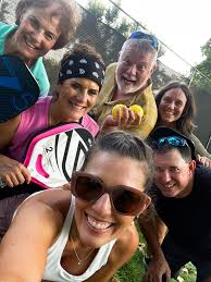 ⛪️ Church 🏓Pickleball 🥩Dinner Had the most wonderful night with family!  Grandmas won against us daughters! These two sisters are a tough team!  Theresa and Fred won one against Rusty and myself…Rusty
