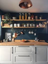 51 Stunning Kitchen Wall Decor Ideas Blue Kitchen Walls Kitchen Interior Kitchen Wall Decor