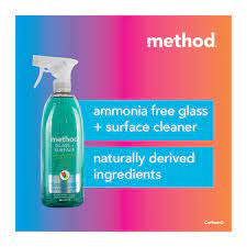 Glass cleaner + surface cleaner. Method Wood For Good Daily Clean Almond By Corlison Lazada Singapore
