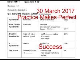 Ielts Listening Practice Test 2017 With Answers 30 March 2017 Youtube
