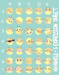 facial expressions chart drawing at getdrawings com free