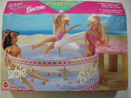Barbie Doll Splash N Color Crystal Clear Pool No 67558 New Crystal Clear Pools Barbie Barbie Playsets