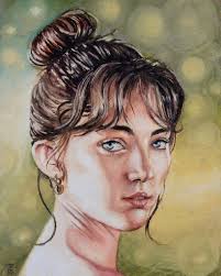 My first freehand portrait and first in oil pastel. I've done some pet  portraits and want to try humans. Assorted oil pastels