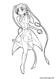 Ce dessin en noir et blanc est identifié par le nom suivant : Coloriage Fille Manga 69 Dessin Manga A Imprimer