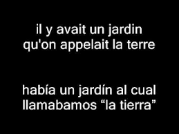 Il Y Avait Un Jardin Georges Moustaki Subtitulos En Espanol Jardines Y Espanol