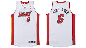 Miami was really missing the court to go with the jerseys. Lebron S King James Game Worn Miami Heat Jersey Could Fetch 200 000 Robb Report