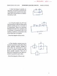 It is known that one globe has three times the resistance of the other. 10 Ws Electric Circuits Key