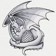 Mother Dragon Dragon Drawing Small Dragon Tattoos Dragon Silhouette