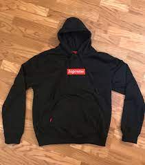 Shop supreme box logo hoodies and sweatshirts designed and sold by artists for men, women, and everyone. Supreme Hoodie Black Red Logo Supreme And Everybody
