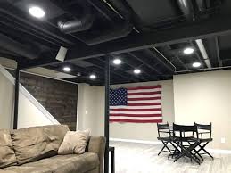 After some research, i decided to go with a light color to keep a more open feeling. 25 Astonishing Unfinished Basement Ideas That You Should To Apply Exposed Basement Ceiling Basement Ceiling Basement Remodeling