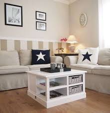 Couchtisch, mit stauraum, verschiebbare tischplatte. Couchtisch Rund Weiss Landhaus