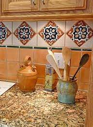 Kitchen backsplash with royal and flor sevillana mexican talavera tile. Pin On My Castle