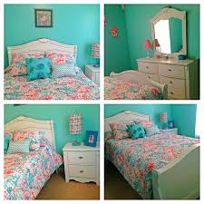 Turquoise And Coral Girl S Bedroom Girls Bedroom Room Turquoise Bedroom Decor Bedroom Turquoise