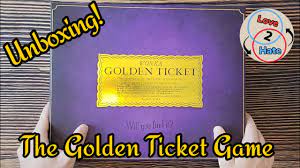 Unboxing Of The Golden Ticket Game Love 2 Hate Youtube