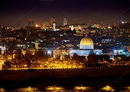 Jerusalem Lights At Night Jerusalem Photo Rare Historical Photos