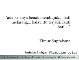 Puisi Pendek Sajak Kumpulan Puisi Puisi Timur Suprabana Sajak Puisi Kutipan