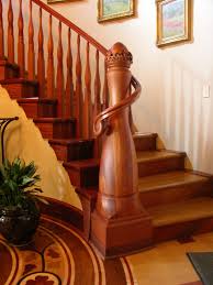 Newel posts can vary in design—from traditional to contemporary—to reflect the style of the staircase and interior décor. Stairhaus Inc Custom Stair Design And Construction Really Cool Stairs 7 Wild Newel Posts