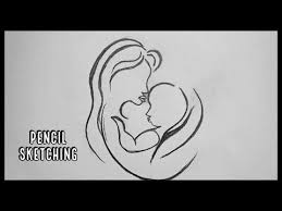 Mothers Day Special Drawings Drawing For Mothers Day Pencil Sketching Youtube Pencil Sketch Mothers Day Drawings Pencil Art Drawings