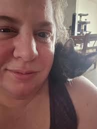 Our new little girl. My husband brought her home last night. RB's Spicy Lil  Pepper, shorter version is Pepper.