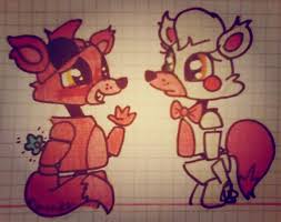 Foxy X Mangle When They Were Kids 3 Foxy And Mangle Fnaf Art Fnaf