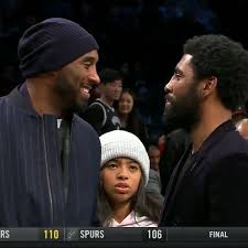 She is named after his late mother. Kyrie Irving On Instagram Just Last Month Kyrie Shared This Moment With Kobe And His Daughter Gi Kobe Bryant Poster Kobe Bryant Family Kobe Bryant Daughters