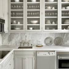 Find ideas, instructions and advice for updating kitchen cabinets. Square Glass Front Display Cabinets Design Ideas