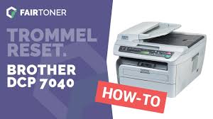 With print high quality selectable up to 2400 x 600 dots. Anleitung Brother Dcp 7040 Trommel Reset Youtube