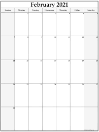 In this post you will find a4 size printable calendar template for the month of february. February 2021 Vertical Calendar Portrait