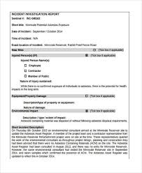 How to word a letter with findings of an investiatgation. 22 Investigation Report Examples In Pdf Google Docs Pages Ms Word Examples
