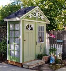 My Garden Shed My Husband Built This Out Of Old Doors I Love It Cottage Garden Sheds Backyard Sheds Shed Design
