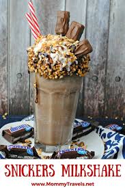 Snickers Milkshake Recipe Milkshake Recipes Yummy Drinks Dessert Drinks