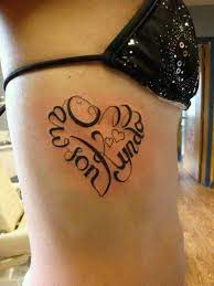 Cursive Name Into Heart Shape Love Tattoos Tattoos Feminine Tattoos